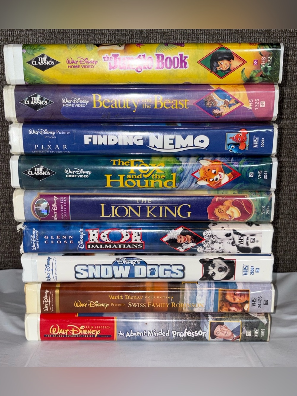 Disney VHS Lot Of 9 Movies Kids Family Friendly 90s Nostalgia Lion King